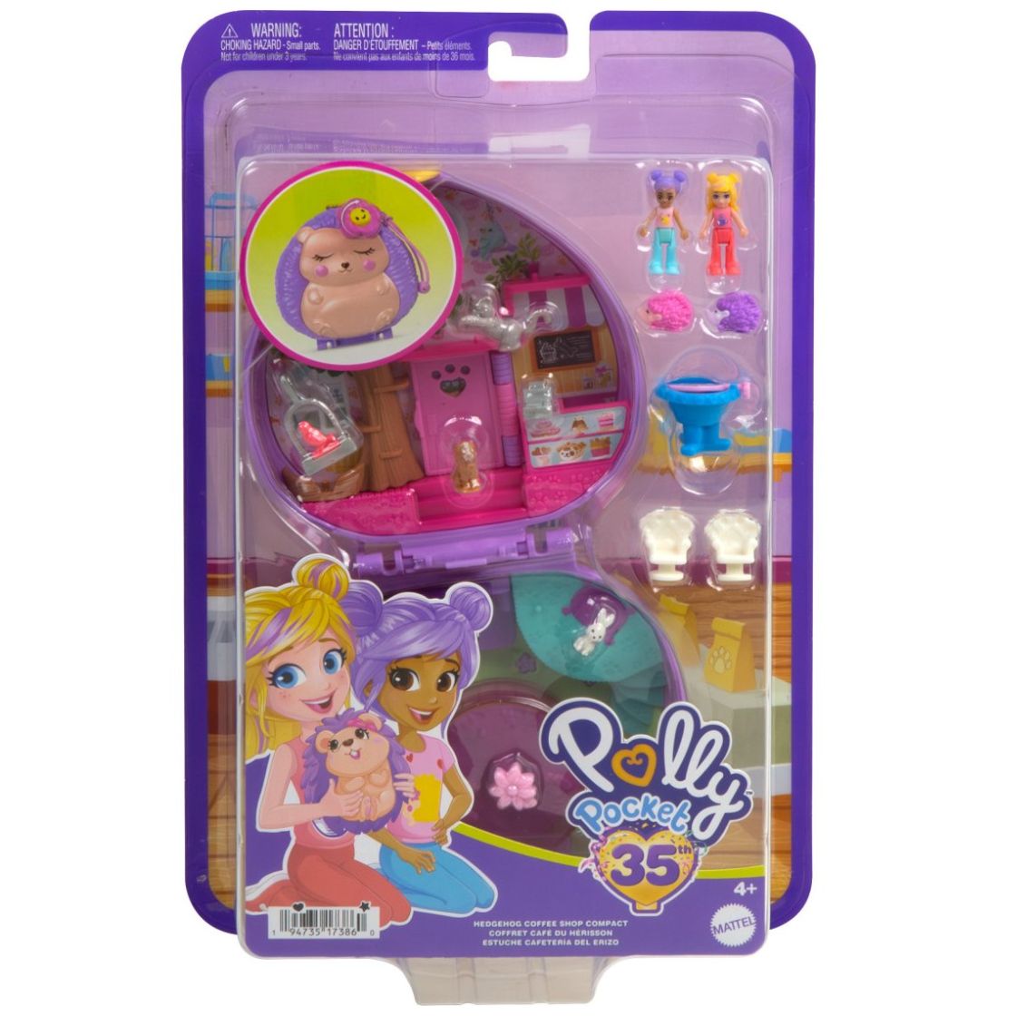 Estuche de Cafetería de Erizo Polly Pocket