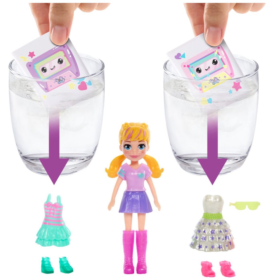 Fiesta Disco Fashion Reveal™ Polly Pocket