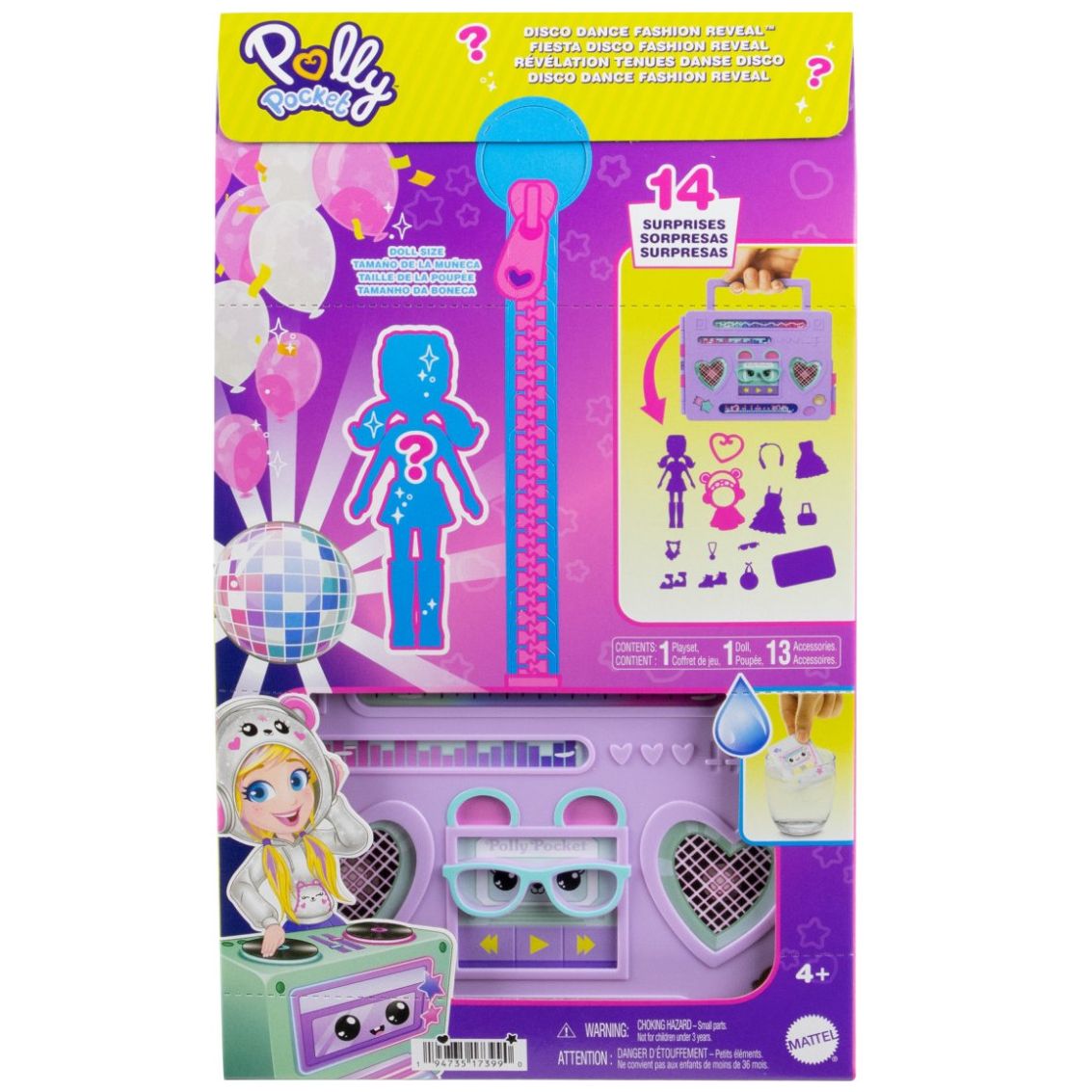 Fiesta Disco Fashion Reveal™ Polly Pocket