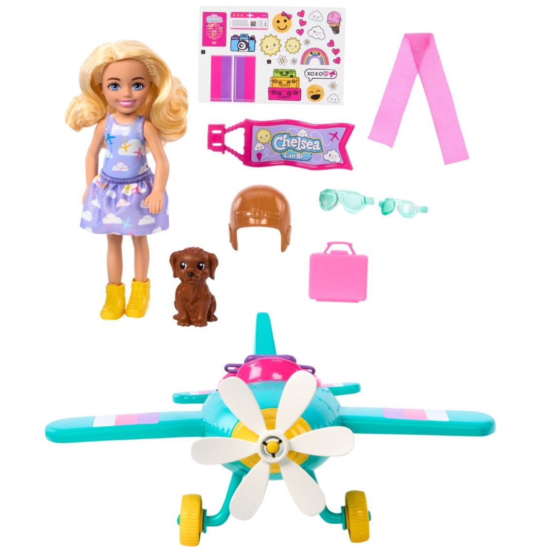 Barbie Set de Juego Chelsea Piloto de Avión
