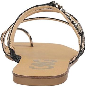 Sandalia Flat G By Guess Punta Cuadrada para Mujer