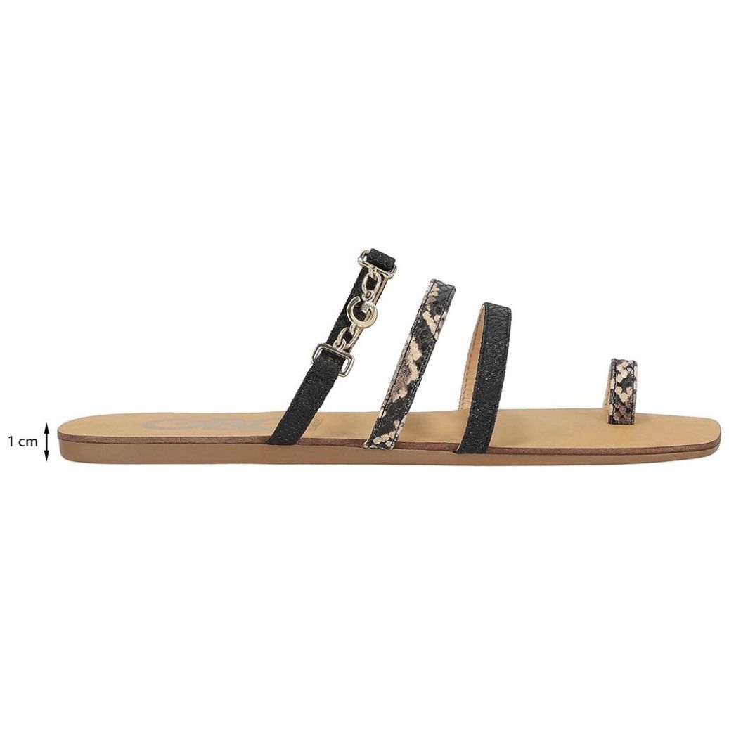 Sandalia Flat G By Guess Punta Cuadrada para Mujer