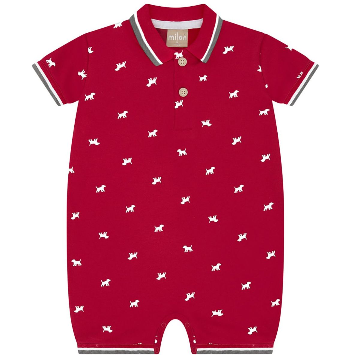Pañalero para Bebé Manga Corta Estampado Milon