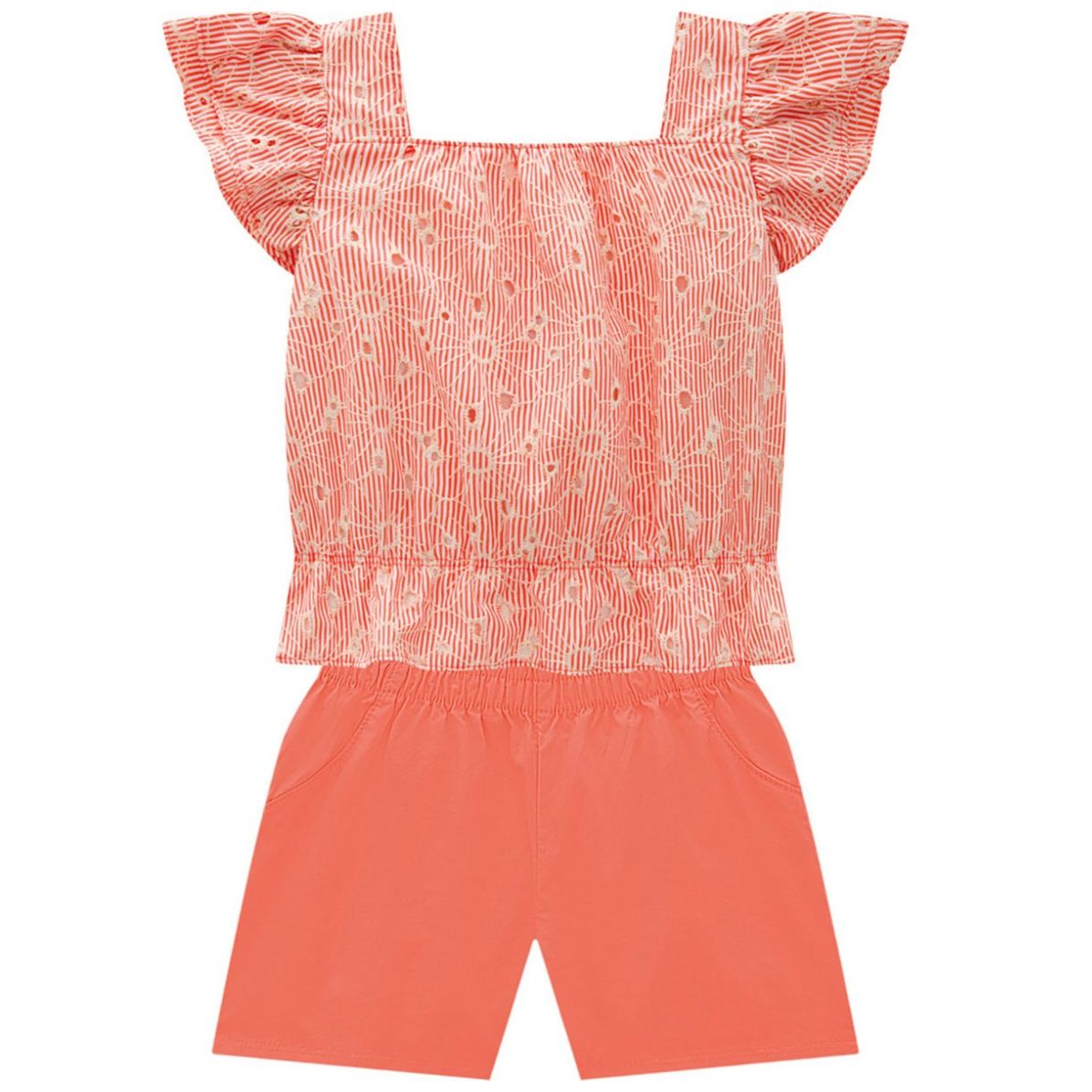 Conjunto para Niña Sin Manga con Short Milon