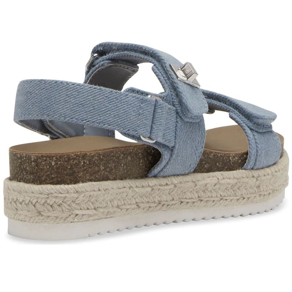 Sandalia con Broche Azul Steve Madden para Niña