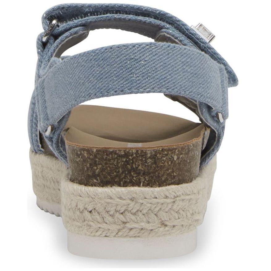 Sandalia con Broche Azul Steve Madden para Niña