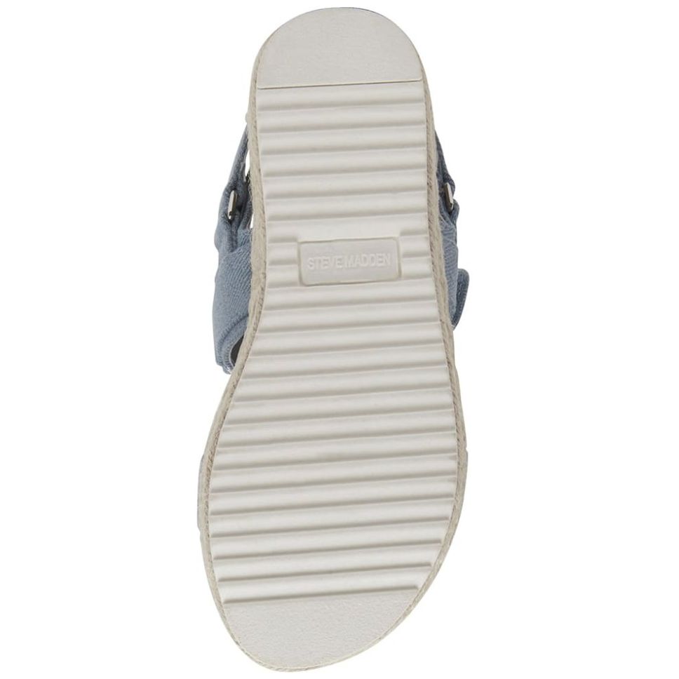 Sandalia con Broche Azul Steve Madden para Niña