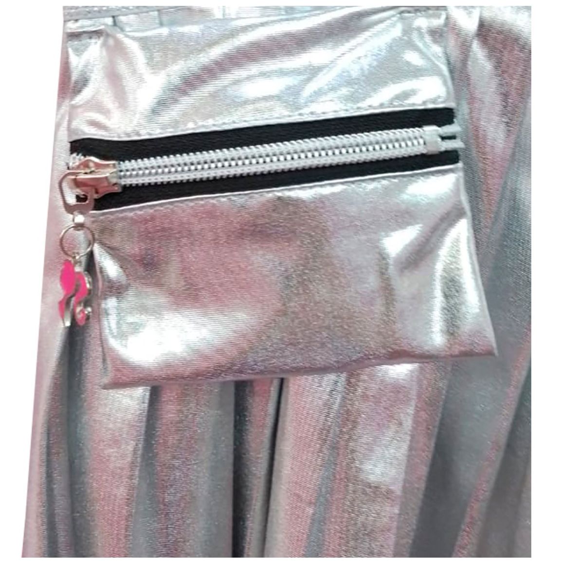 Falda para Niña Corte Tableada Y Dije Barbie