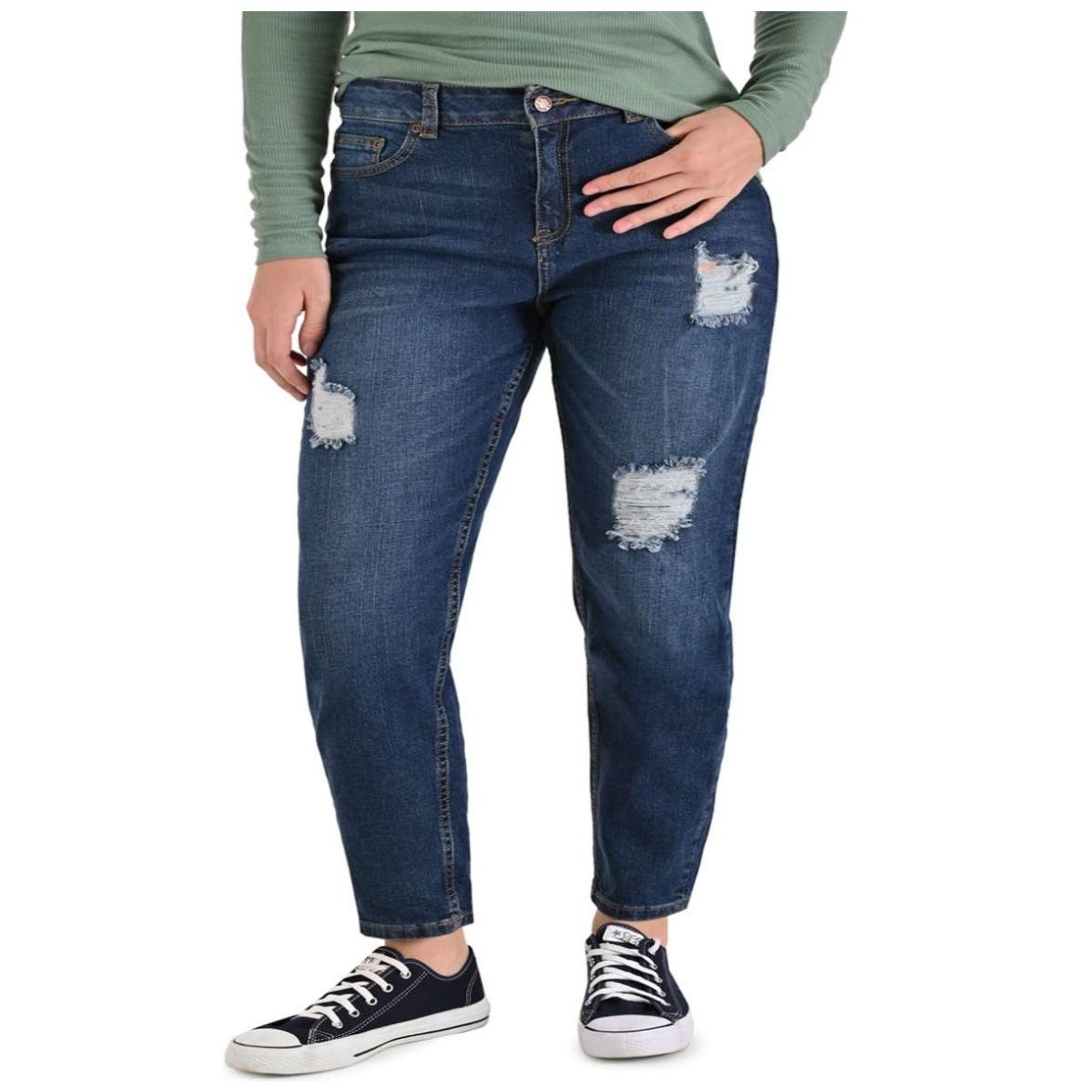 Jeans Vaquero Mom Fit Supply para Mujer