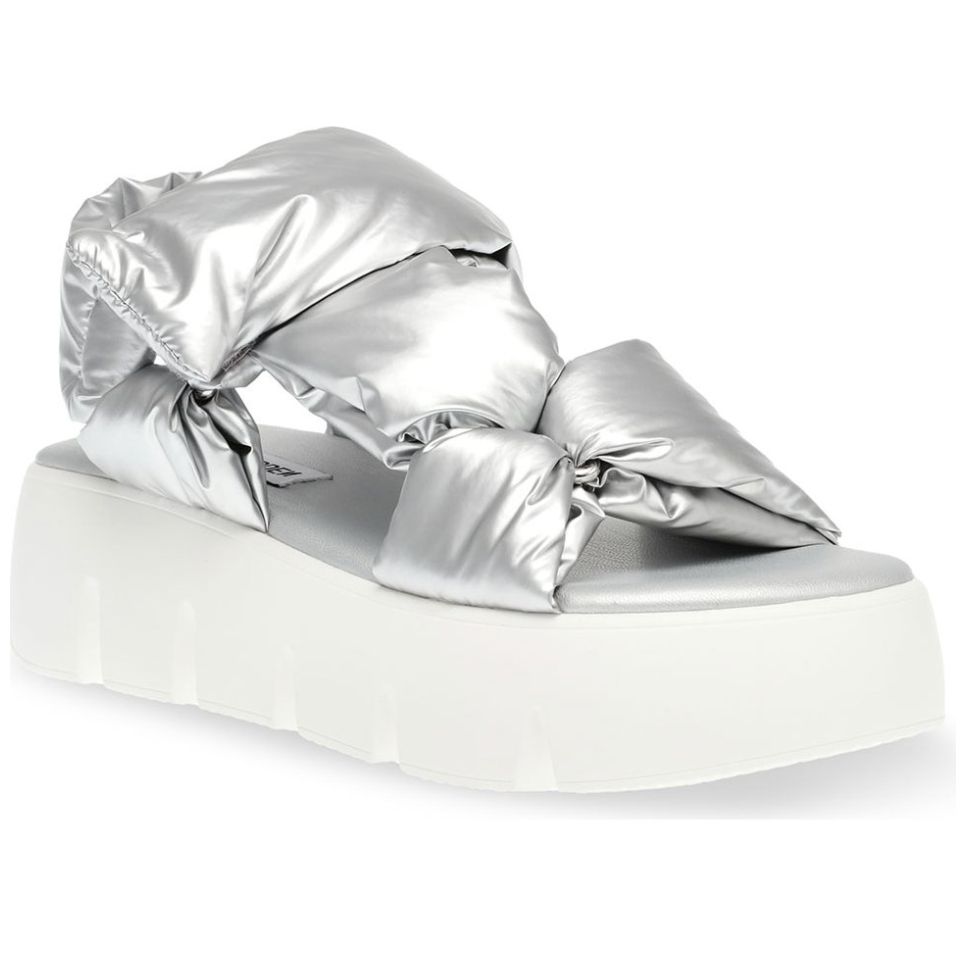 Sandalia Abullonada Plata Steve Madden