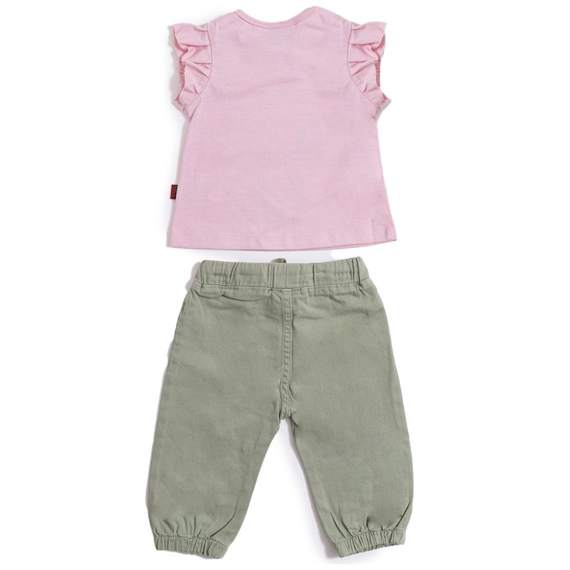 Conjunto para Bebé 2 Piezas Playera Manga Corta con Pantalón Snoopy