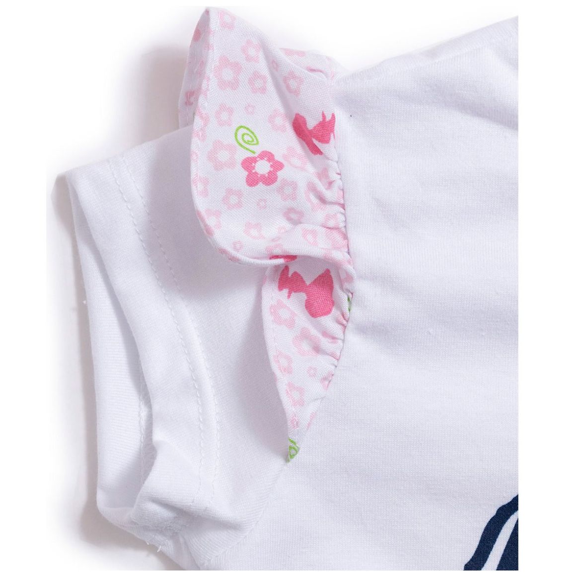 Conjunto para Niña Playera Manga Corta Combinada con Falda Snoopy