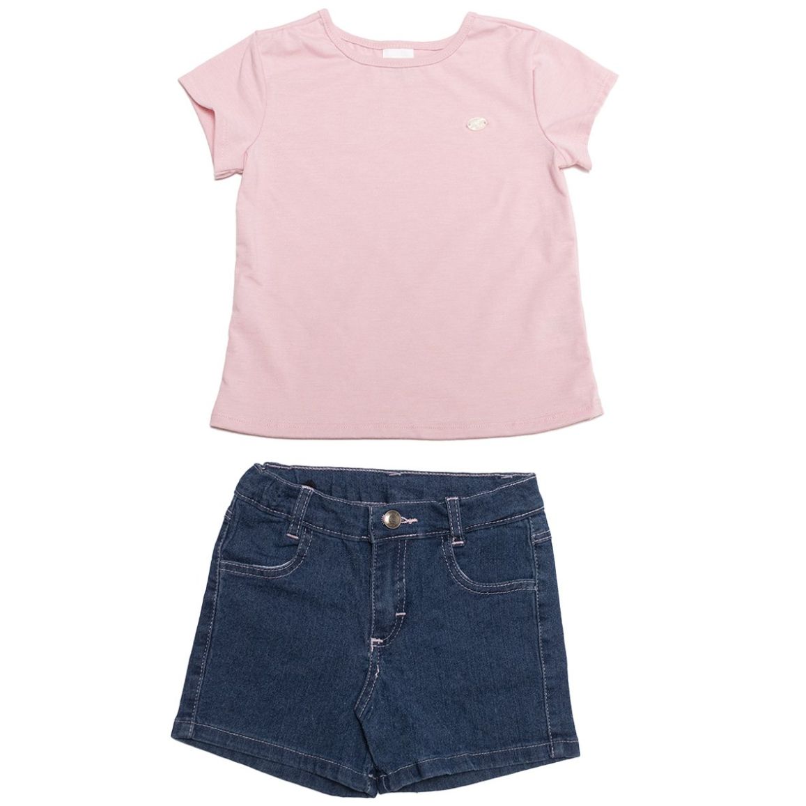 Conjunto para Niña Playera Manga Corta con Short Being 2 Nice