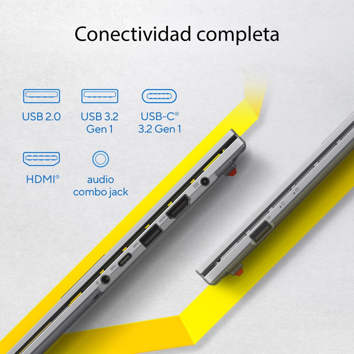 Laptop Asus Vivobook Go R5 7520U 16 Ram 512G+ Mochila y Mouse