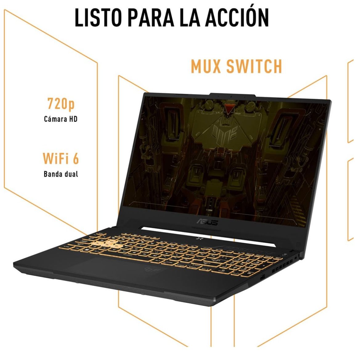 Laptop Asus Tuf Gaming Ci5 12500H 16G 1T Rtx 3050