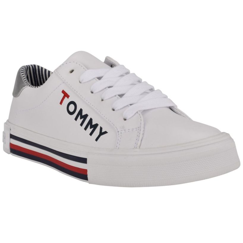Tenis Casual con Logo Blanco Tommy Hilfiger