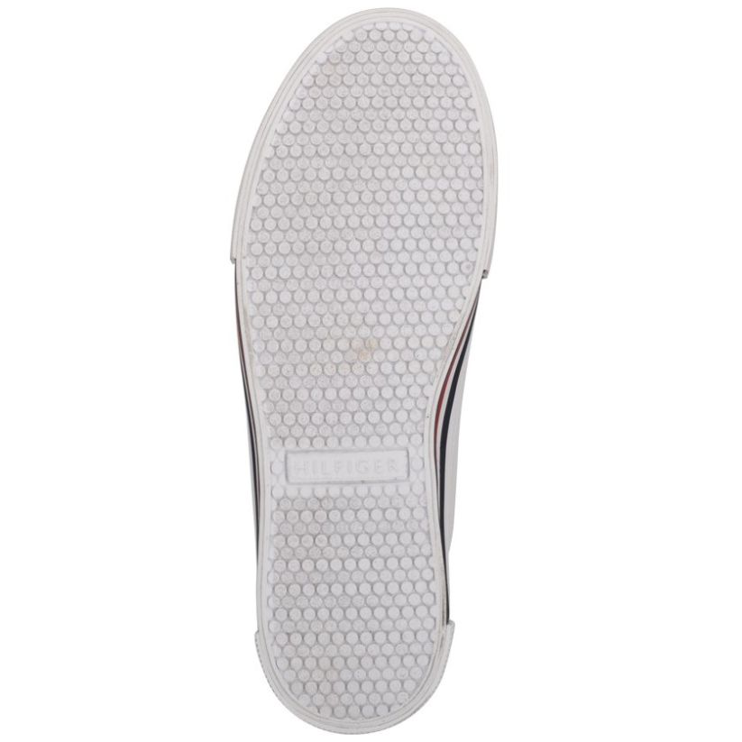 Tenis Casual con Logo Blanco Tommy Hilfiger