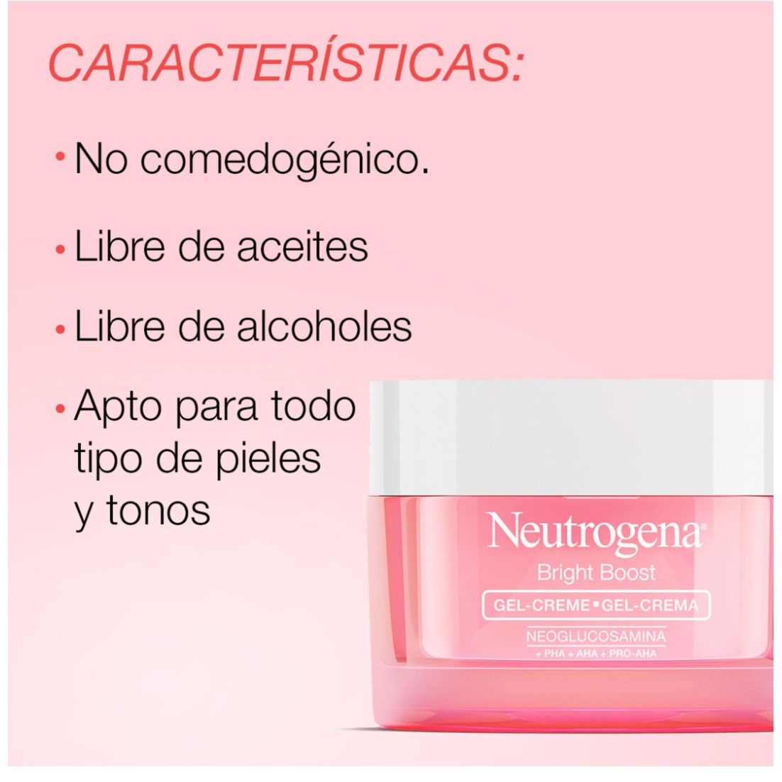 Neutrogena Gel Crema Facial Bright Boost 50G