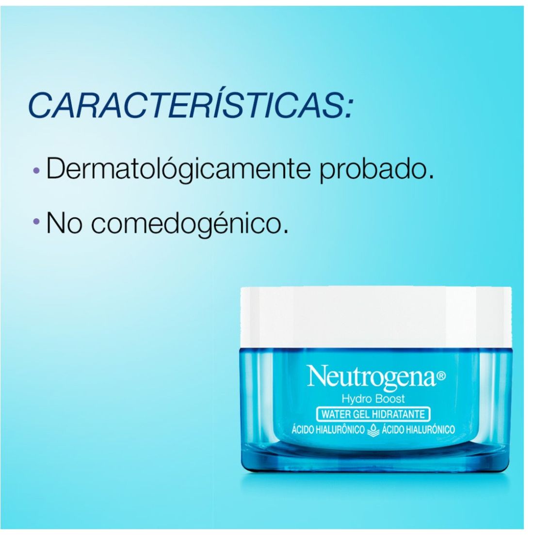 Neutrogena Hydro Boost Crema Hidratante Facial en Gel Ácido Hialurónico 50G