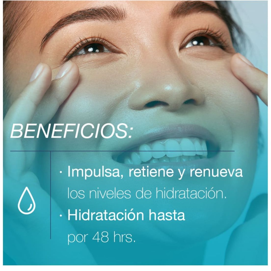 Neutrogena Hydro Boost Crema Hidratante Facial en Gel Ácido Hialurónico 50G