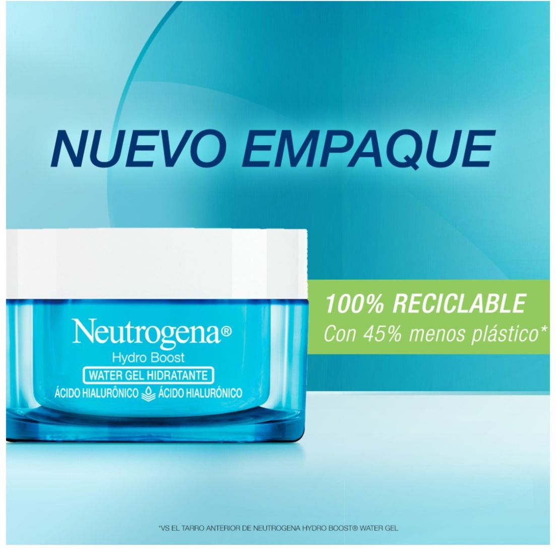 Neutrogena Hydro Boost Crema Hidratante Facial en Gel Ácido Hialurónico 50G