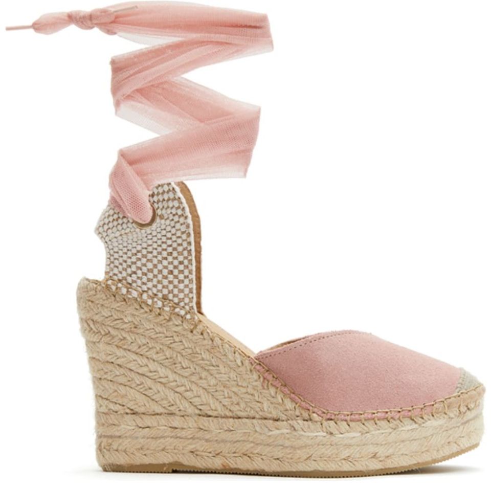 Alpargata con Cuna y Cordón para Mujer Color Rosa Apostrophe