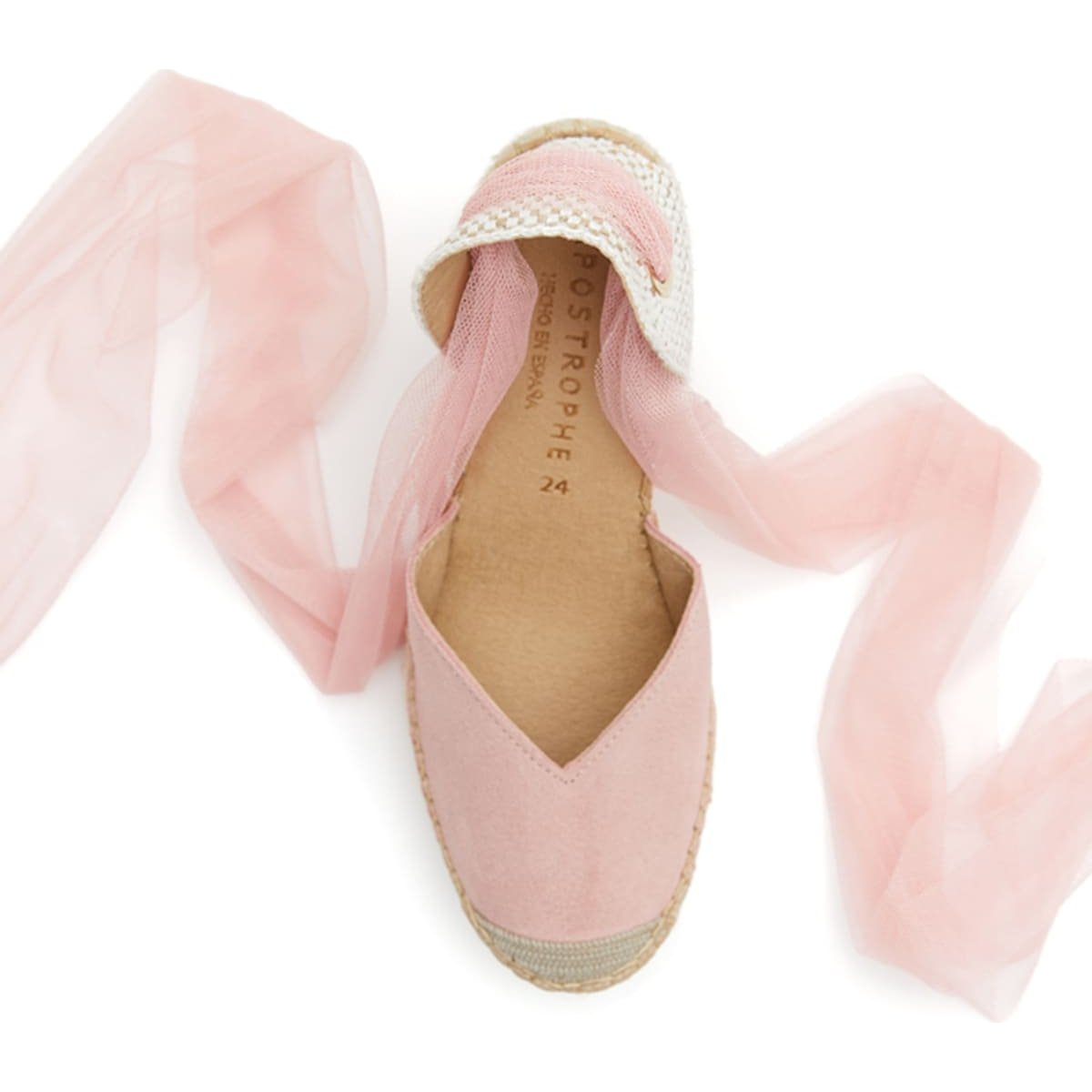 Alpargata con Cuna y Cordón para Mujer Color Rosa Apostrophe
