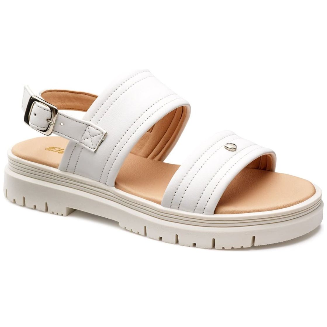 Sandalia Elefante con Hebilla 22-25 Blanco