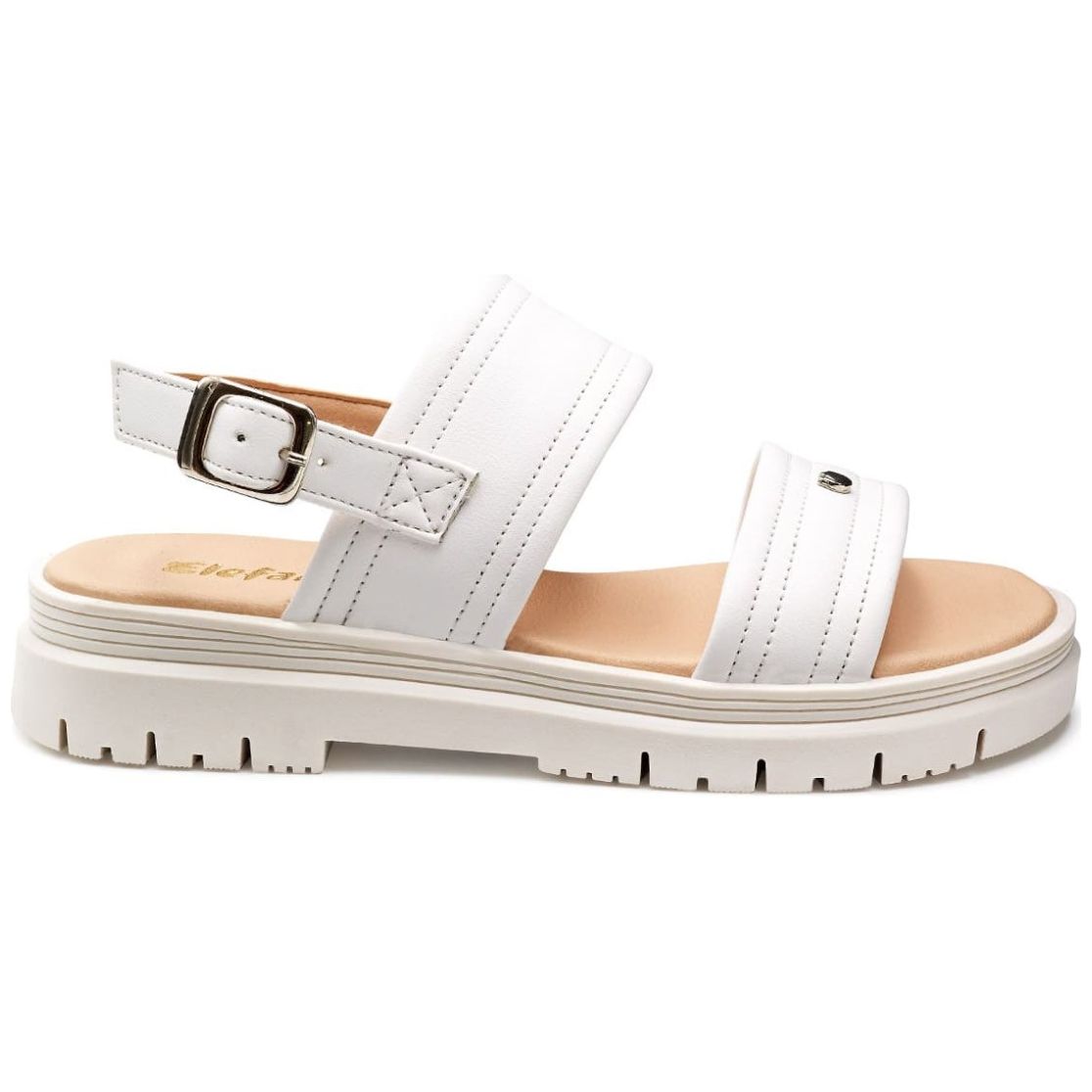Sandalia Elefante con Hebilla 22-25 Blanco