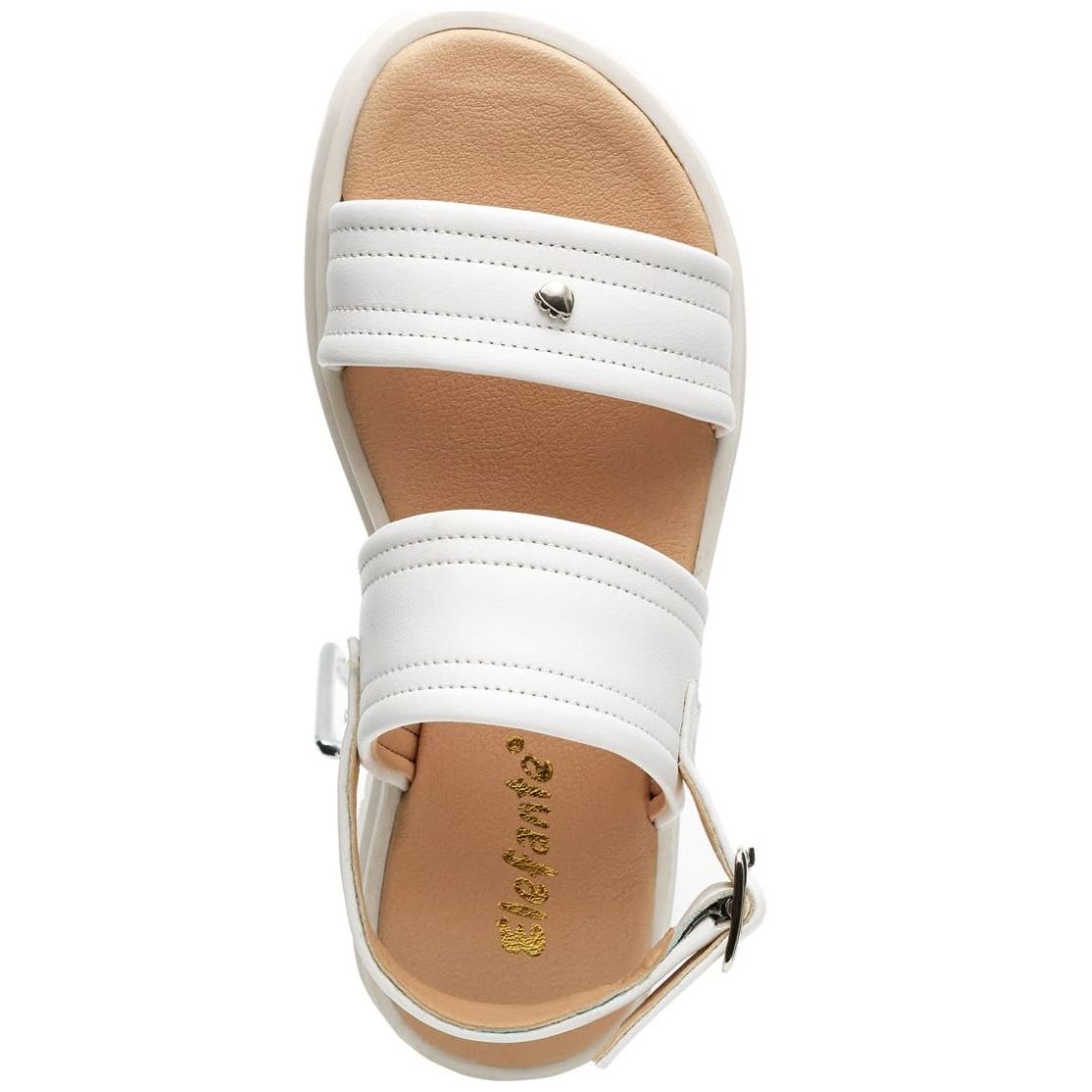 Sandalia Elefante con Hebilla 22-25 Blanco