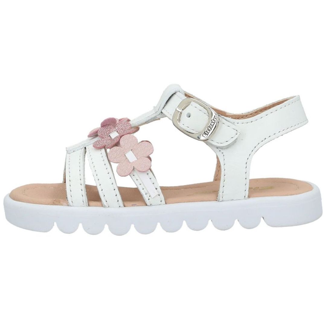 Sandalia Elefante con Hebilla 15-17 Blanco