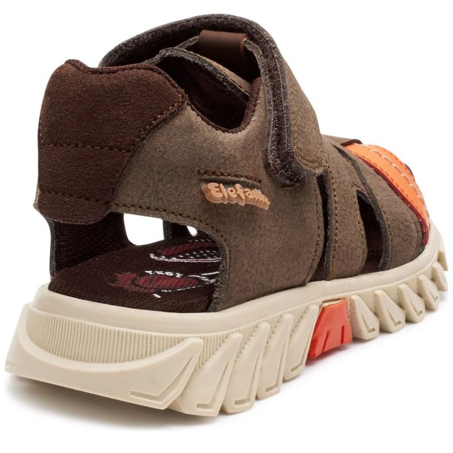 Sandalia Elefante con Velcro 15-17 Café