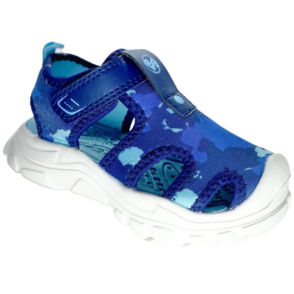 Sandalia Bubble Gummers con Velcro 13-19 Azul