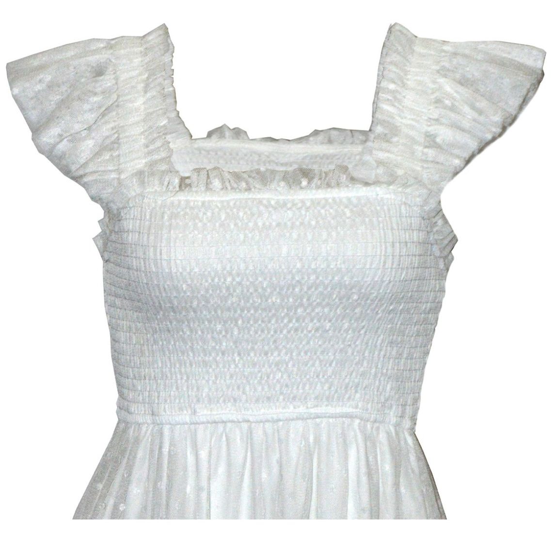 Vestido Corto con Smock y Olanes para Mujer  Philosophy Jr Collec