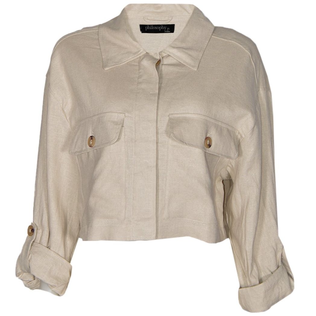 Blusa Lisa con Bolsillos para Mujer Philosophy Jr