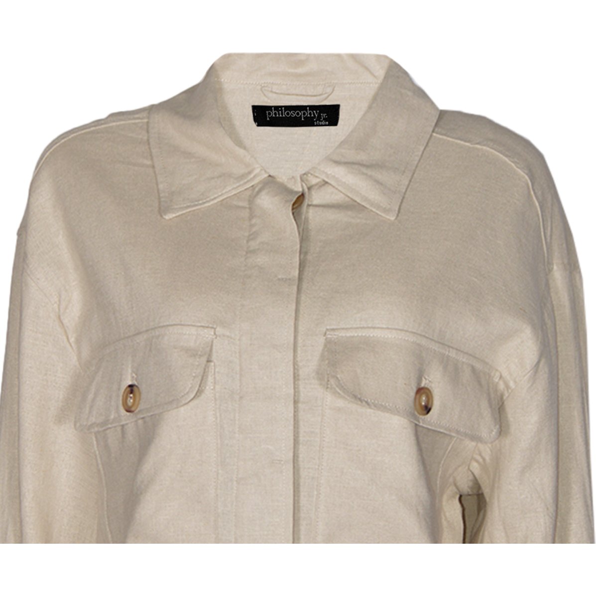 Blusa Lisa con Bolsillos para Mujer Philosophy Jr