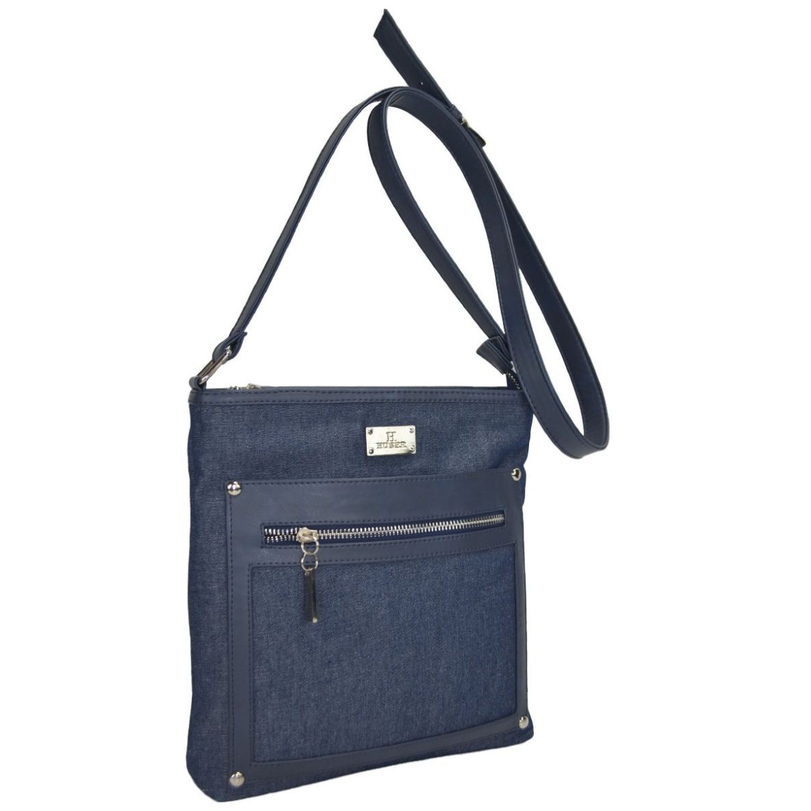Bolso Crossbody Huser Mezclilla Azul Marino para Mujer