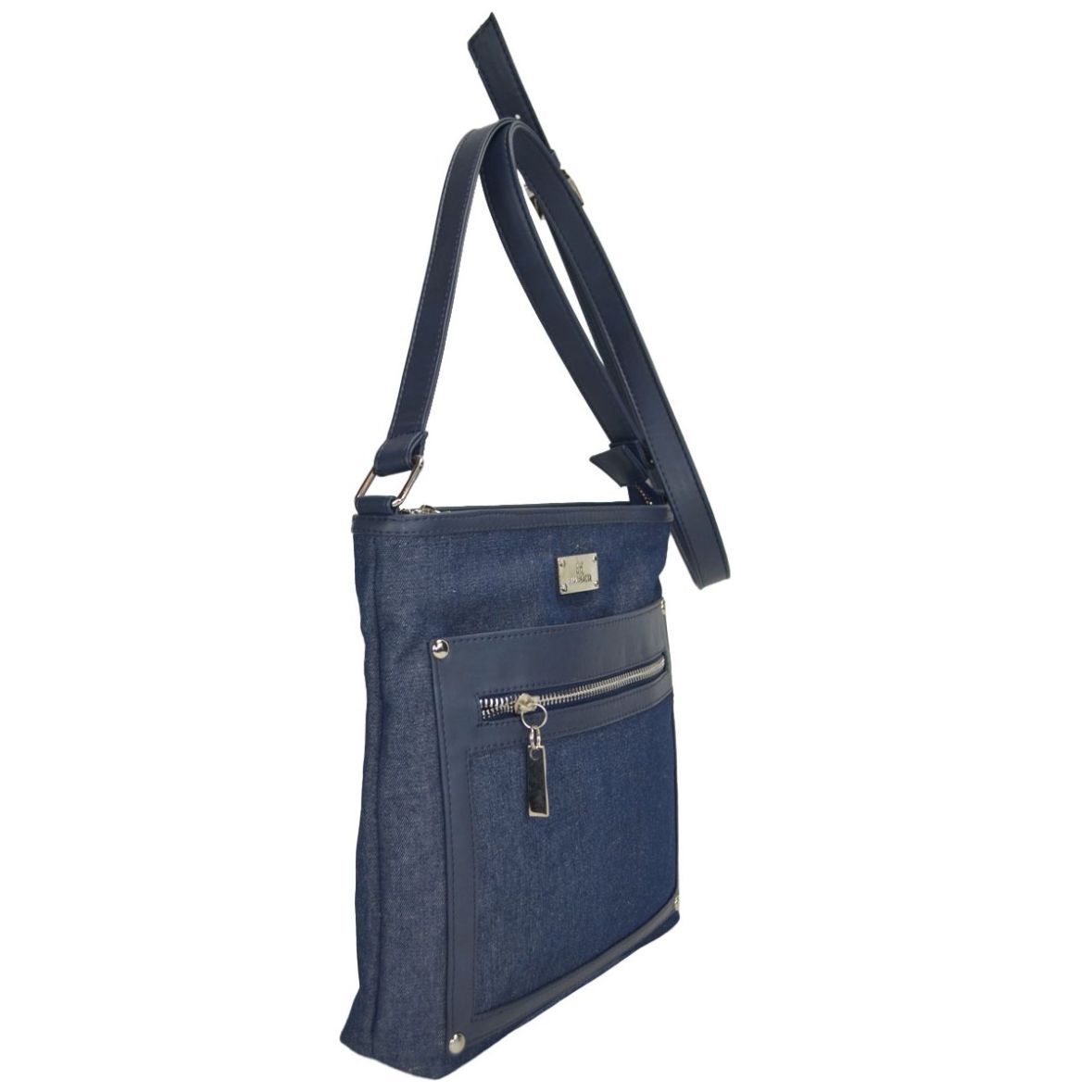 Bolso Crossbody Huser Mezclilla Azul Marino para Mujer