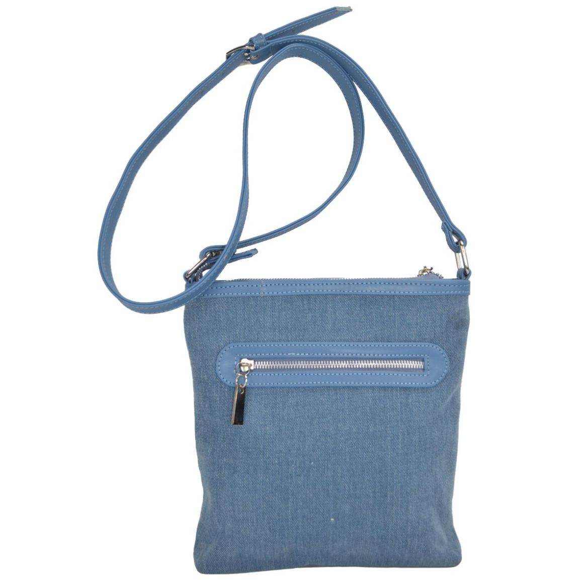 Bolso Crossbody Huser Mezclilla Azul Cielo para Mujer