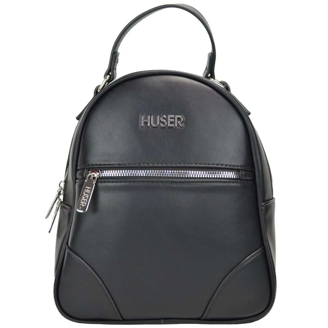 Bolso Backpack Huser Negro para Mujer