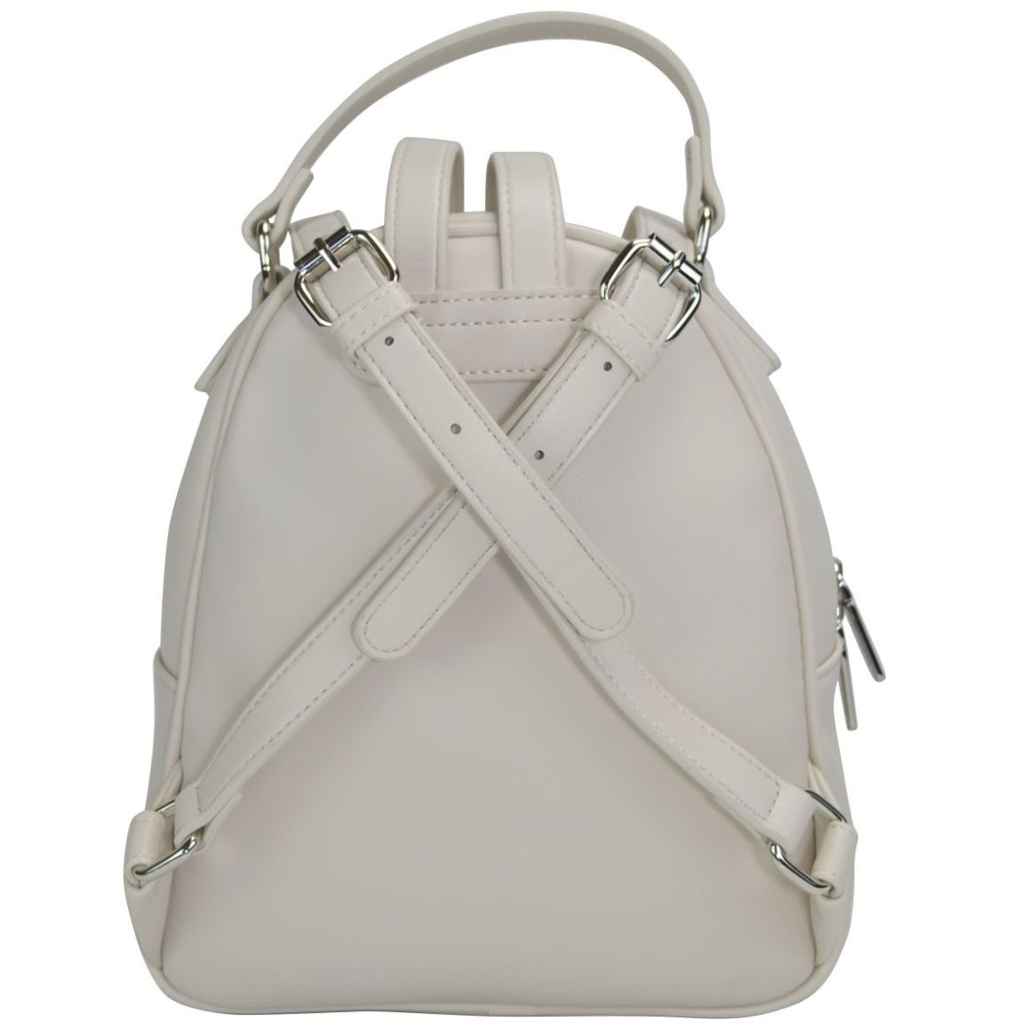 Bolso Backpack Huser Beige para Mujer