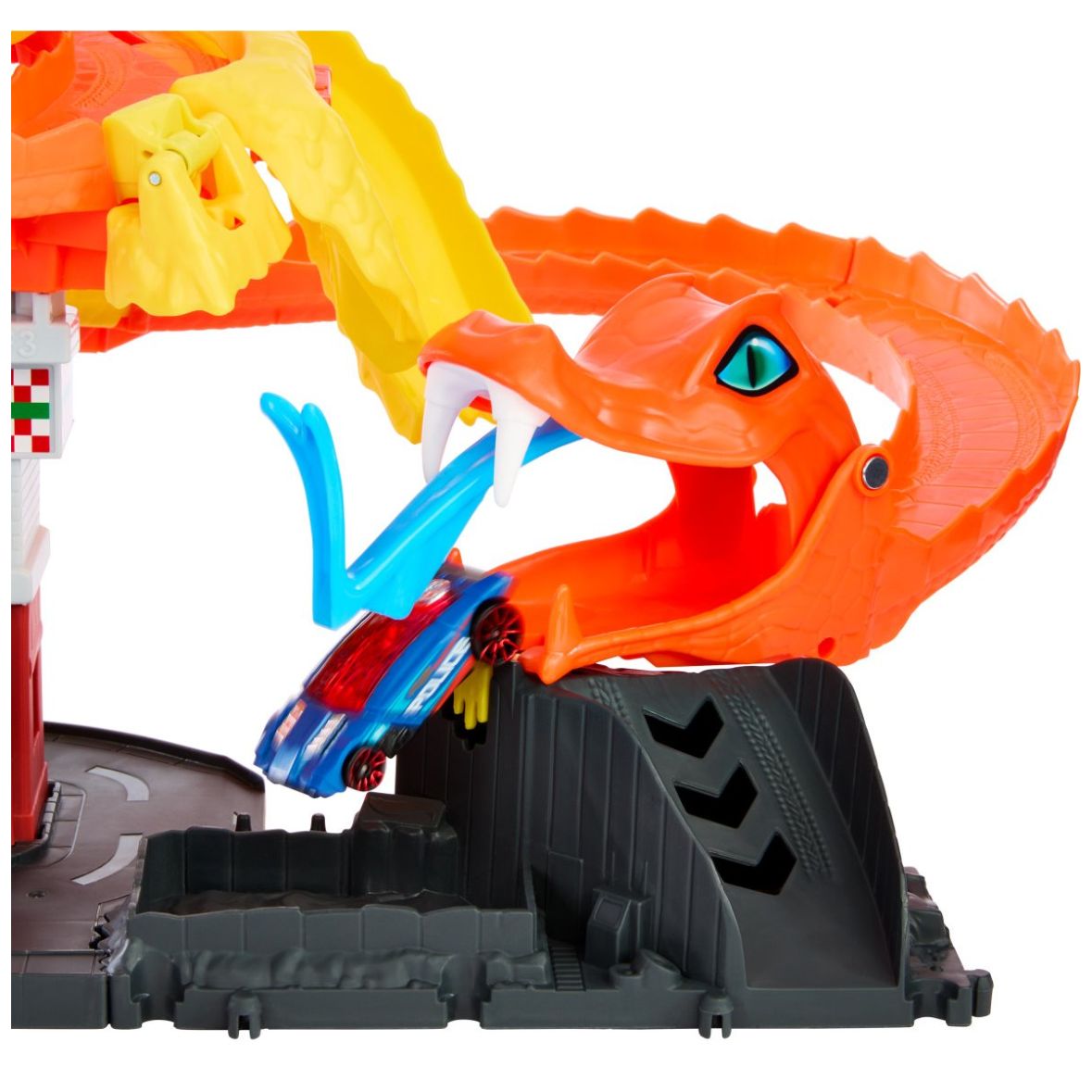 Hot Wheels Pista de Juguete Ataque de Cobra Vs Pizzería