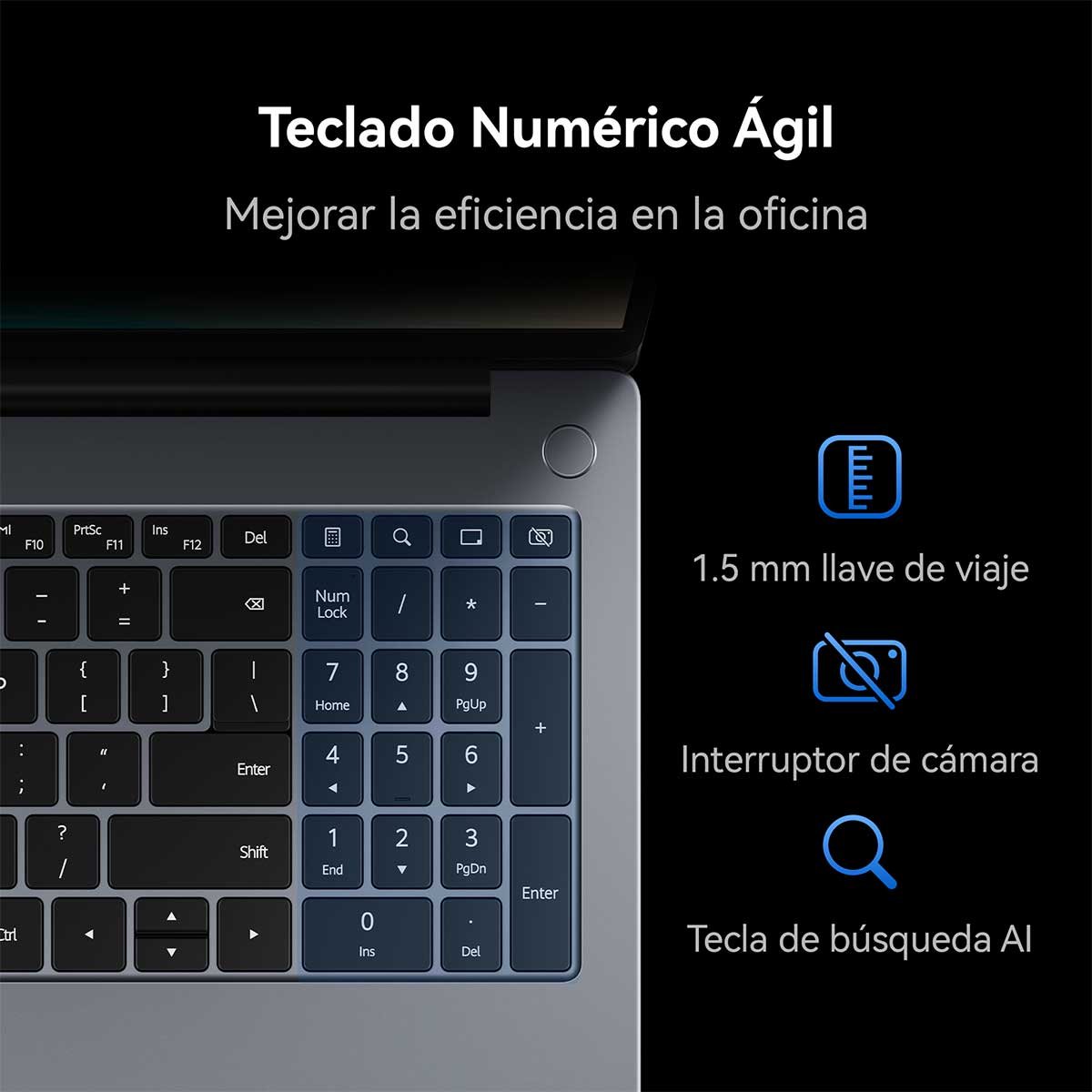 Laptop Huawei Matebook D16 Intel I512Th 8 Ram 512 Gb