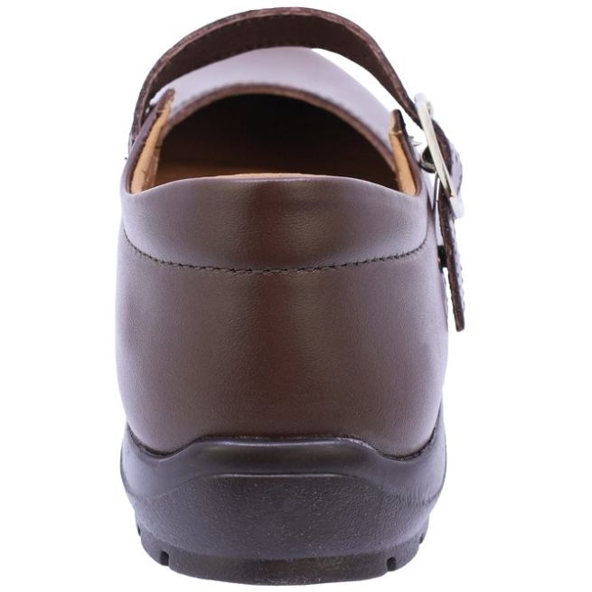 Zapato Escolar Coqueta con Velcro 18-21 Café