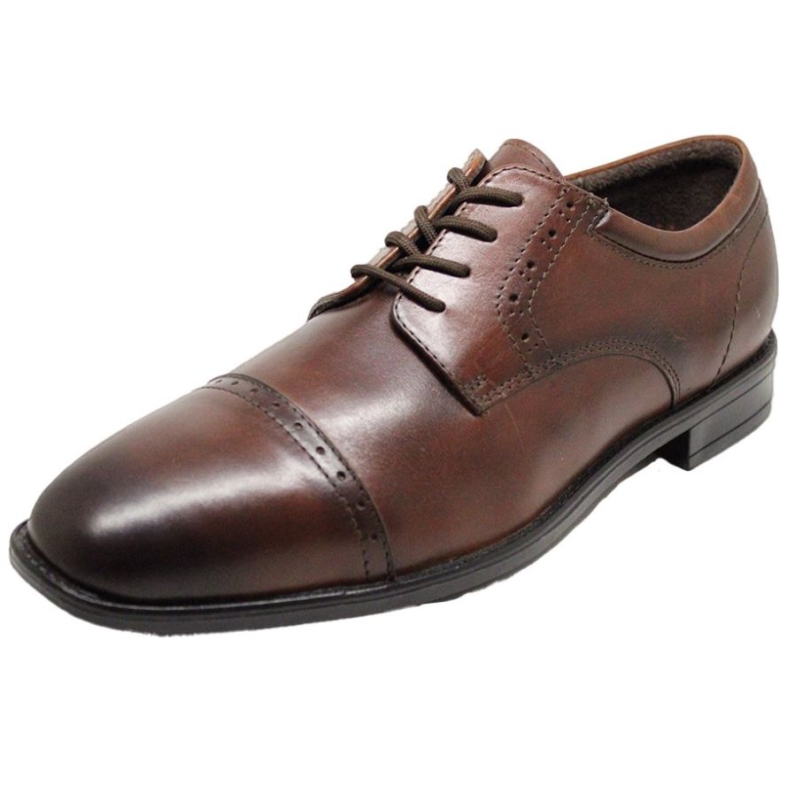 Zapato Vestir Carlo Corinto en Piel Color Café para Hombre