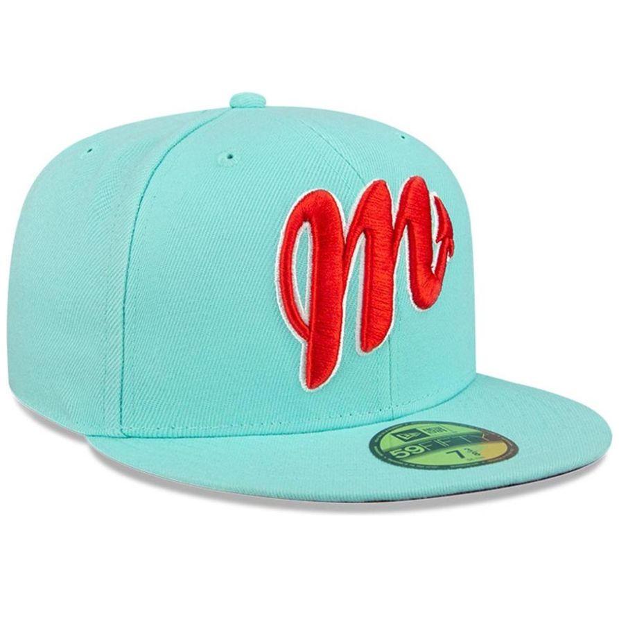 Gorra New Era 5950 Diablos Color Menta (Unisex)