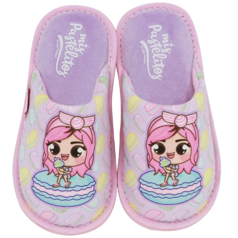 Pantufla Mis Pastelitos Morado para Niña
