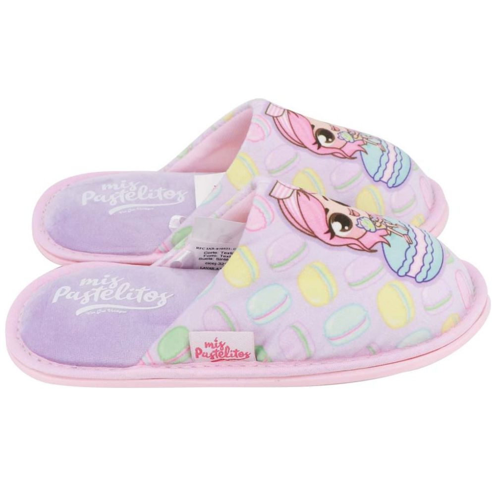 Pantufla Mis Pastelitos Morado para Niña