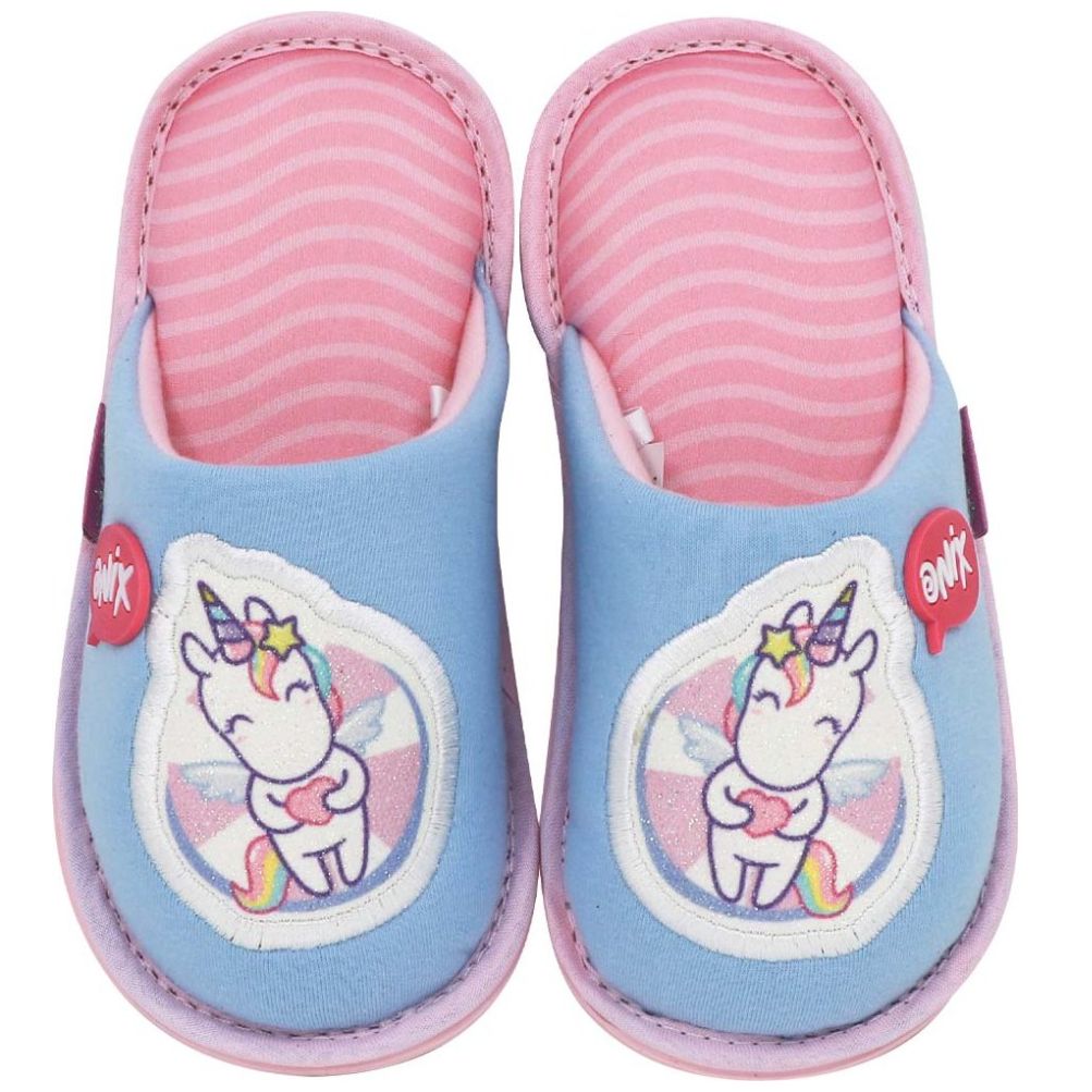 Pantufla Onix Azul para Niña