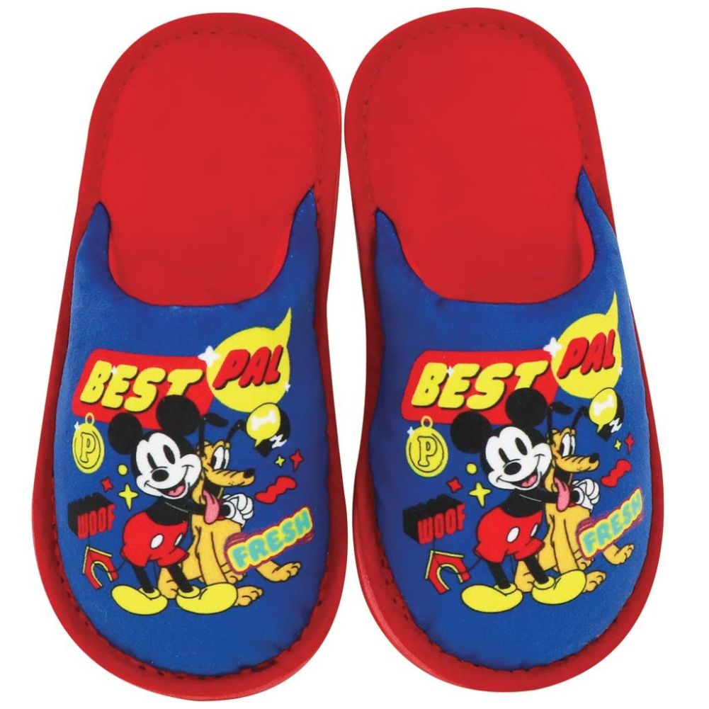 Pantufla Mickey Azul para Niño